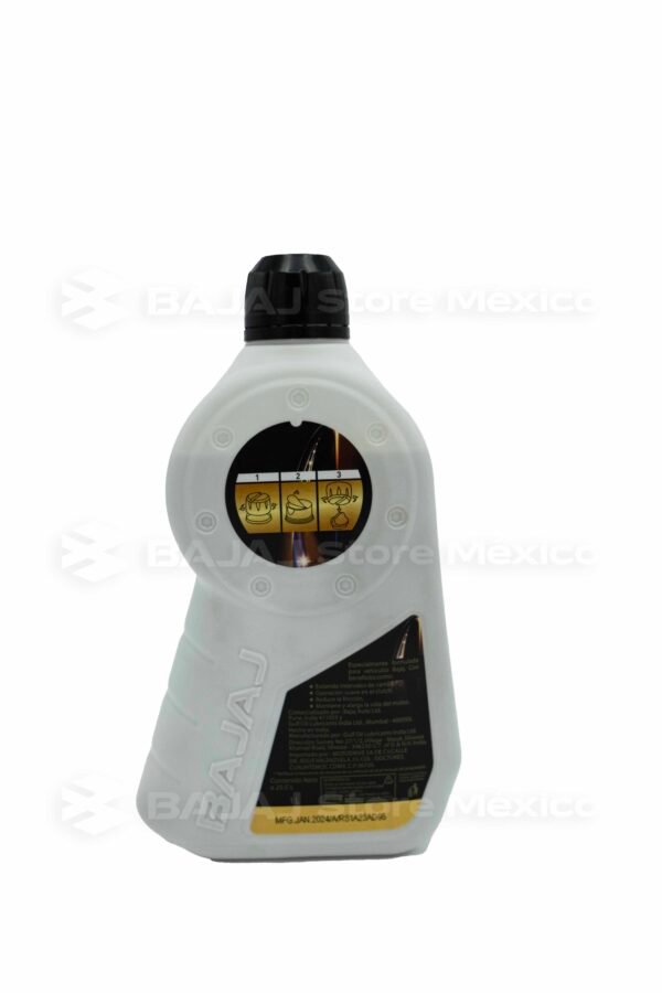 Aceite Sintético BAJAJ 10W50 de 1.0 Litros para motor de 4T BJO10W501000 Ideal para Dominar 250 y Dominar 400