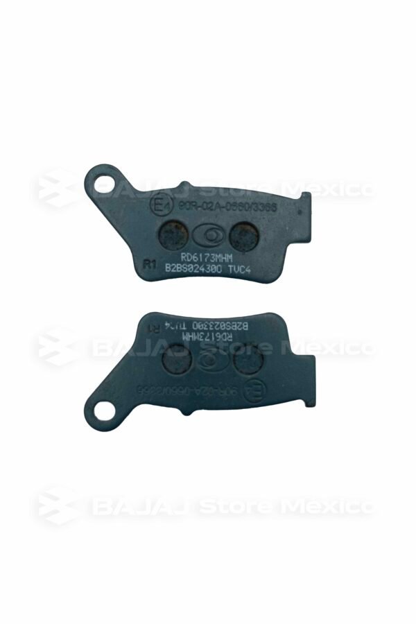 Balatas Traseras BAJAJ 36DH4174 originales para los modelos: Pulsar N 160 Pulsar N 250 Pulsar NS 160 TD Pulsar NS 200 UG