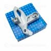 Soporte de Posapié Delantero Derecho Plata BAJAJ 56JR3Y57 para los modelos: Pulsar N 160 Pulsar N 250