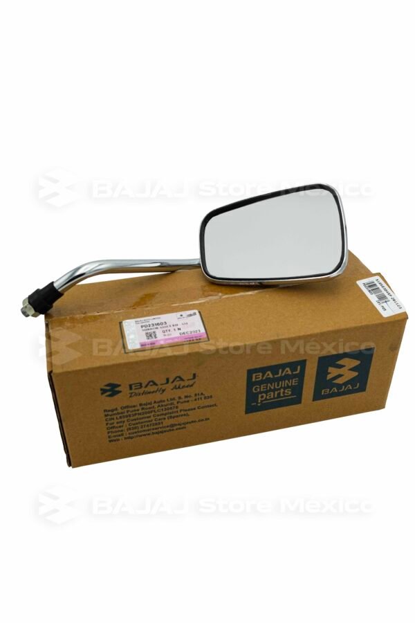 Espejo Retrovisor Derecho BAJAJ PD231603 original para los modelos: Avenger 220 Cruise