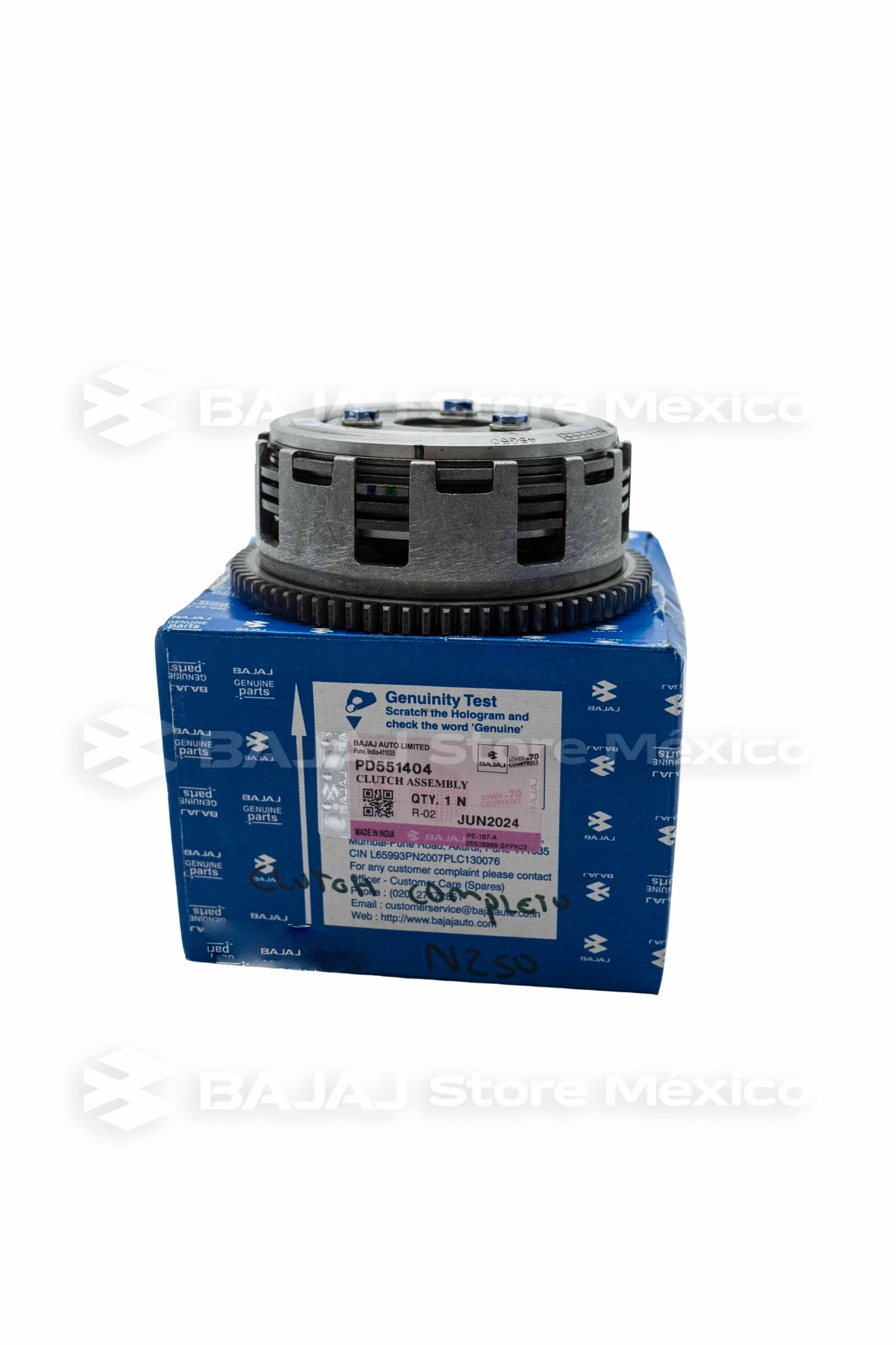 Clutch (Embrague) Completo BAJAJ PD551404 – Bajaj Store México